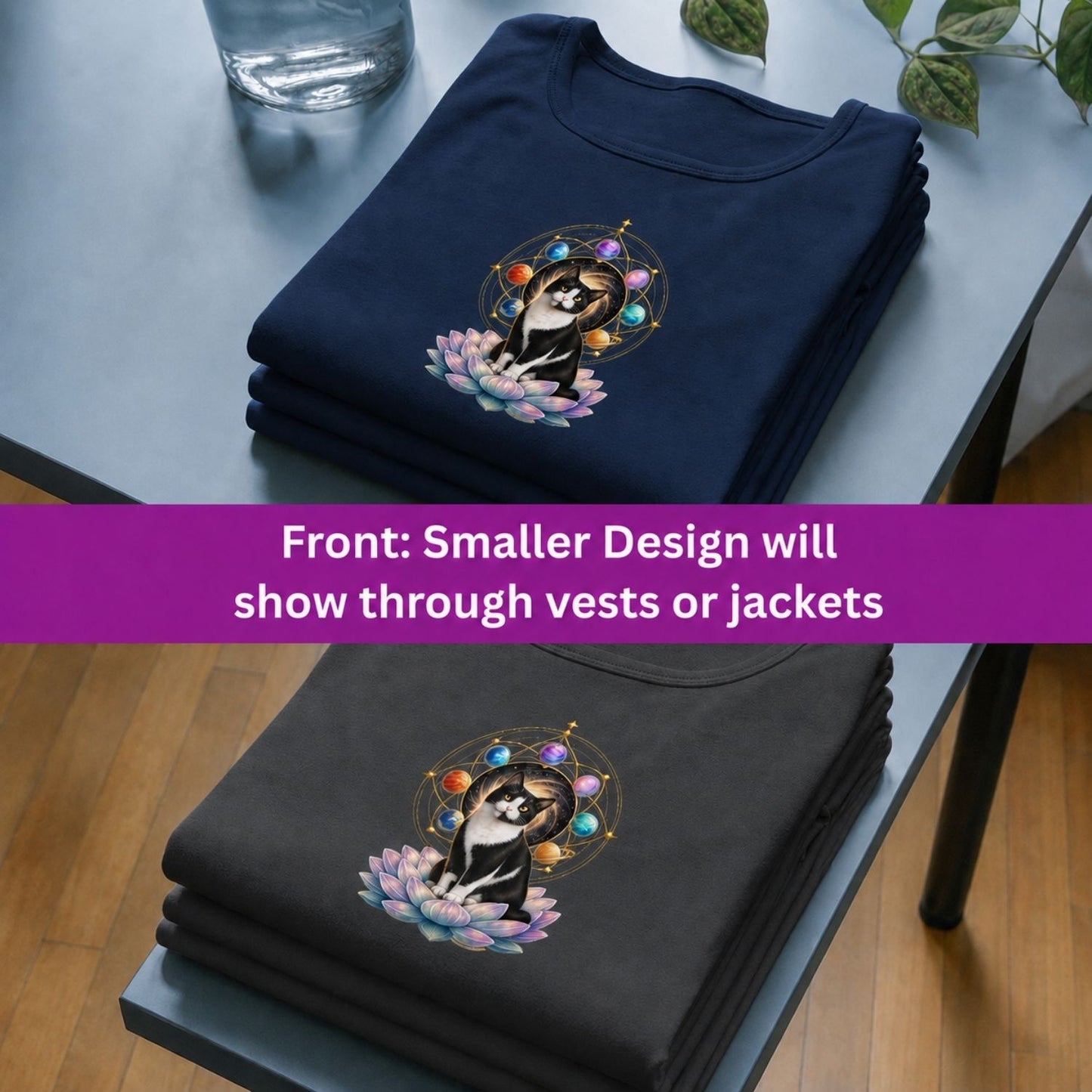 Inner Harmony Ambassador | Lotus Cats Collection | Cat Premium Graphic Tee | Unisex