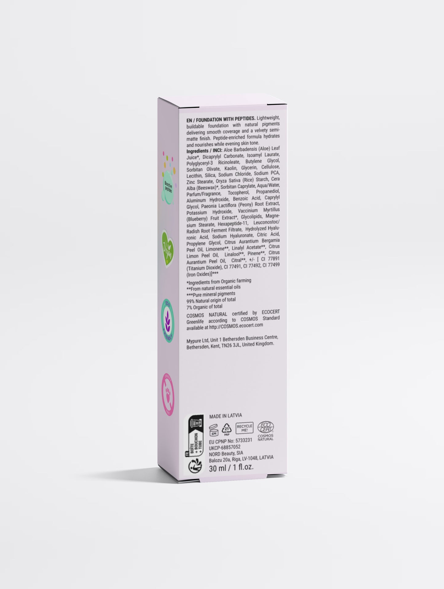 IntuiCare Foundation with Peptides, 15 Light Cool