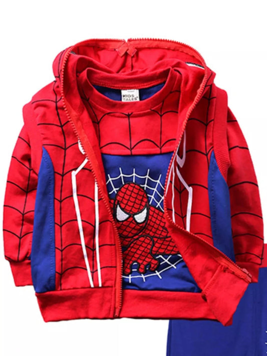 Children's Spiderman 3-Piece Outfit Set - variant_color - variant_size - variant_option