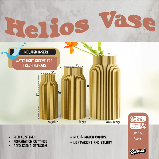 Helios Fresh Floral Vase - variant_color - variant_size - variant_option