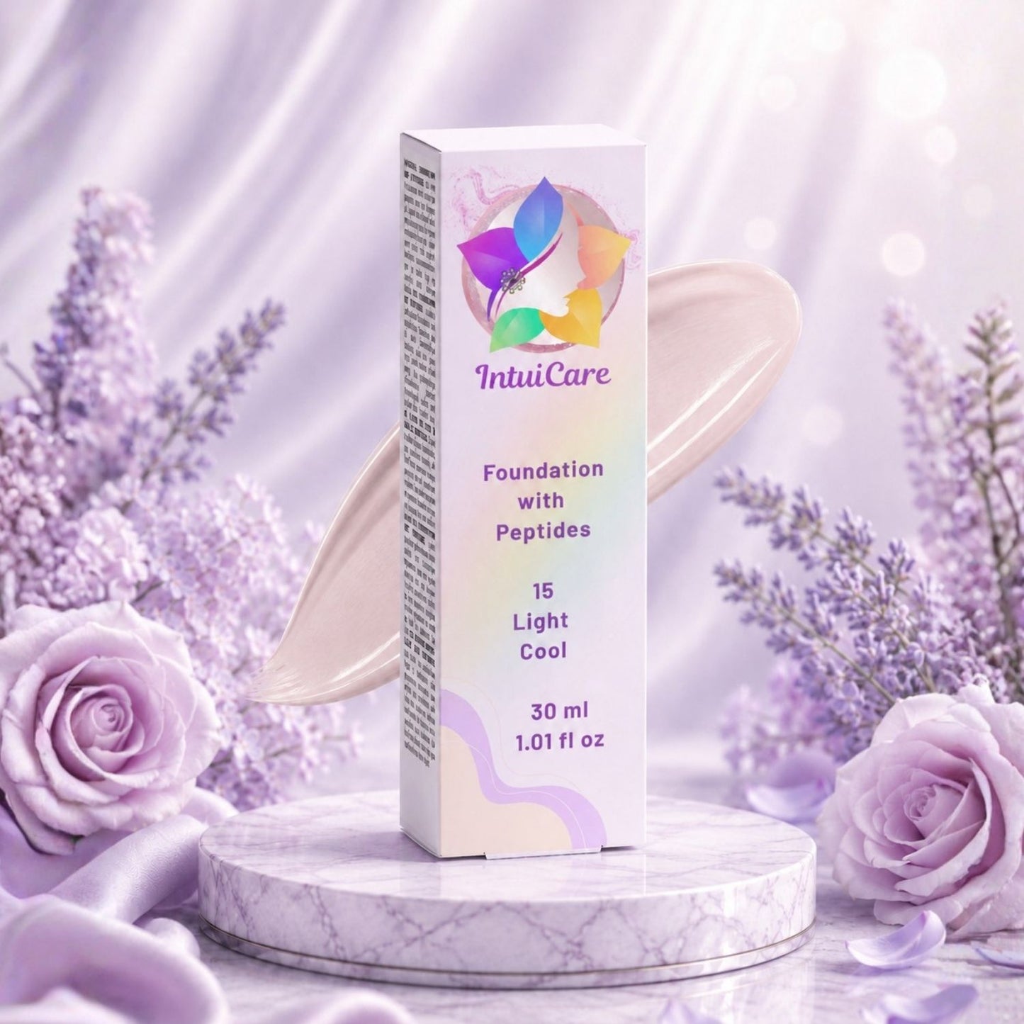 IntuiCare Foundation with Peptides, 15 Light Cool