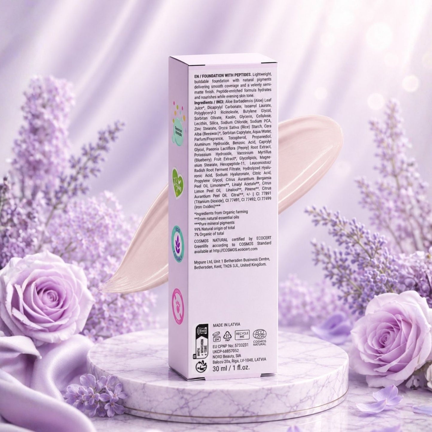 IntuiCare Foundation with Peptides, 15 Light Cool
