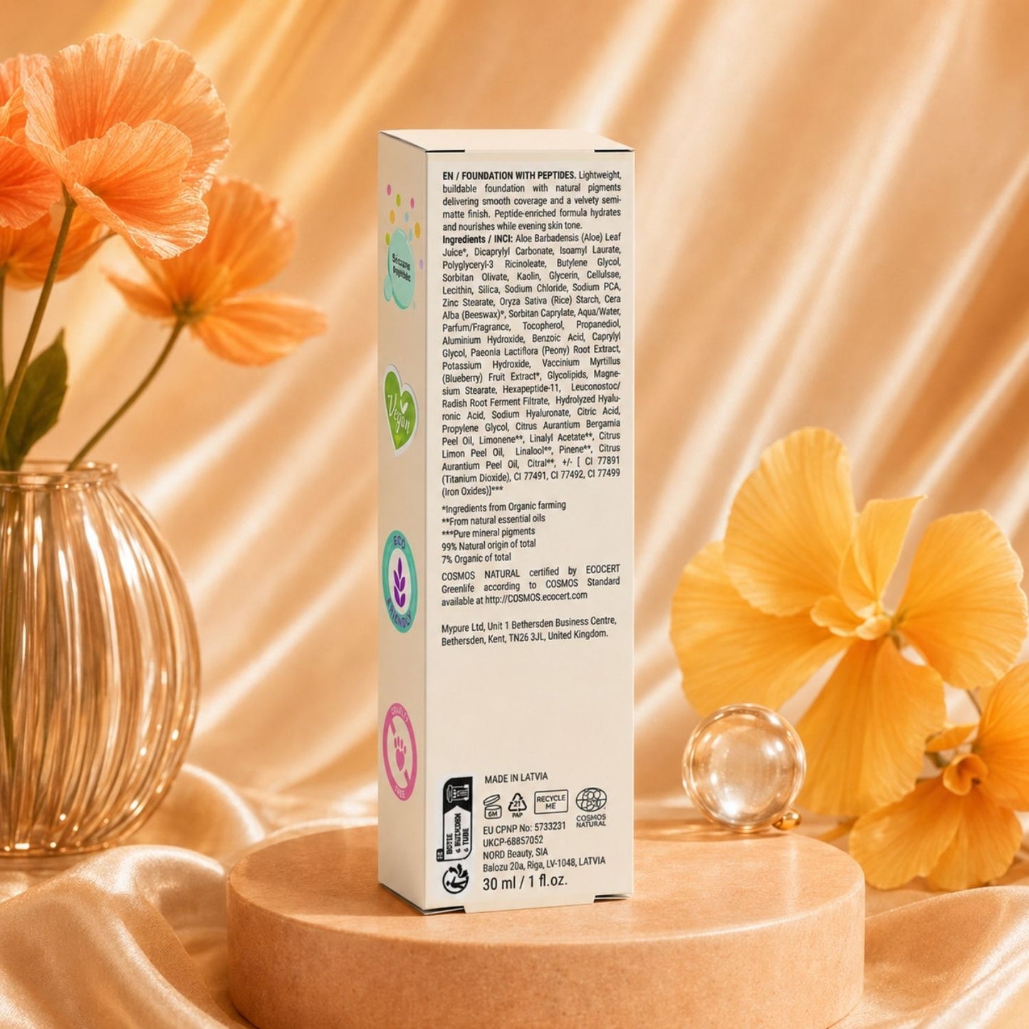 IntuiCare Foundation with Peptides,  25 Medium Warm