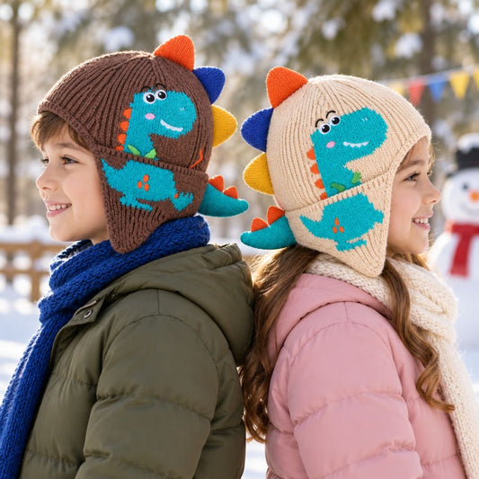 Children's Dinosaur Knitted Hat