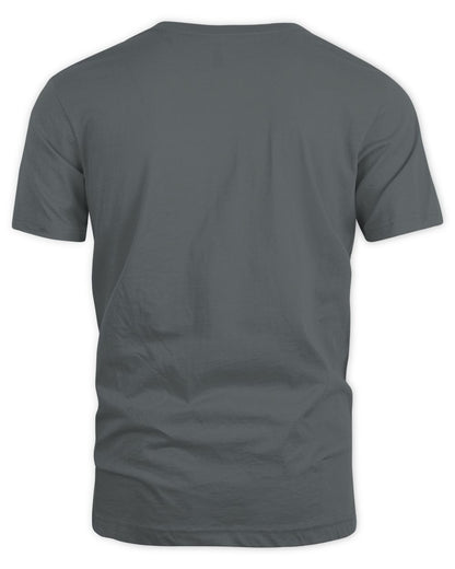 Gray shirt back view plain