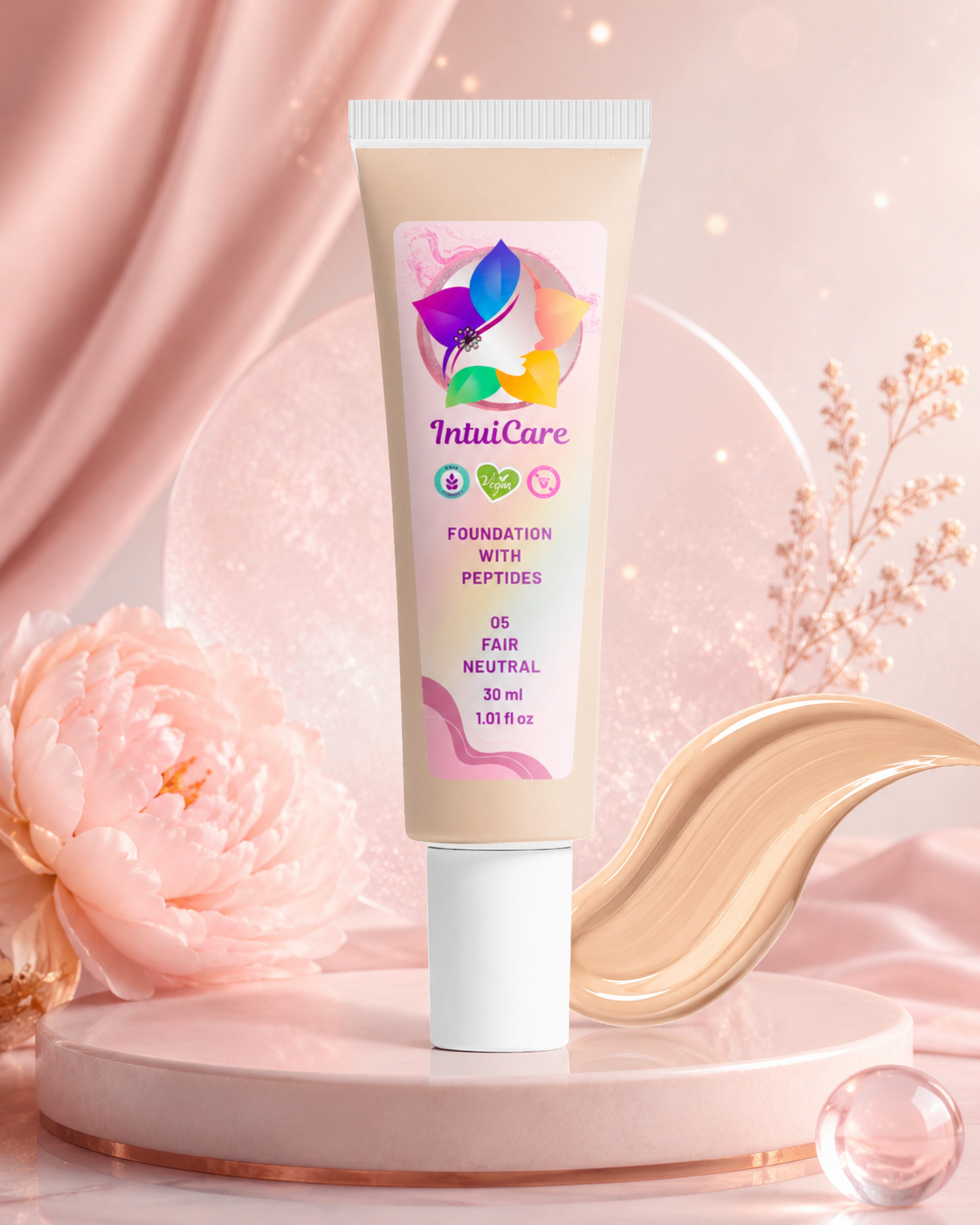 IntuiCare Foundation with Peptides, 05 Fair Neutral