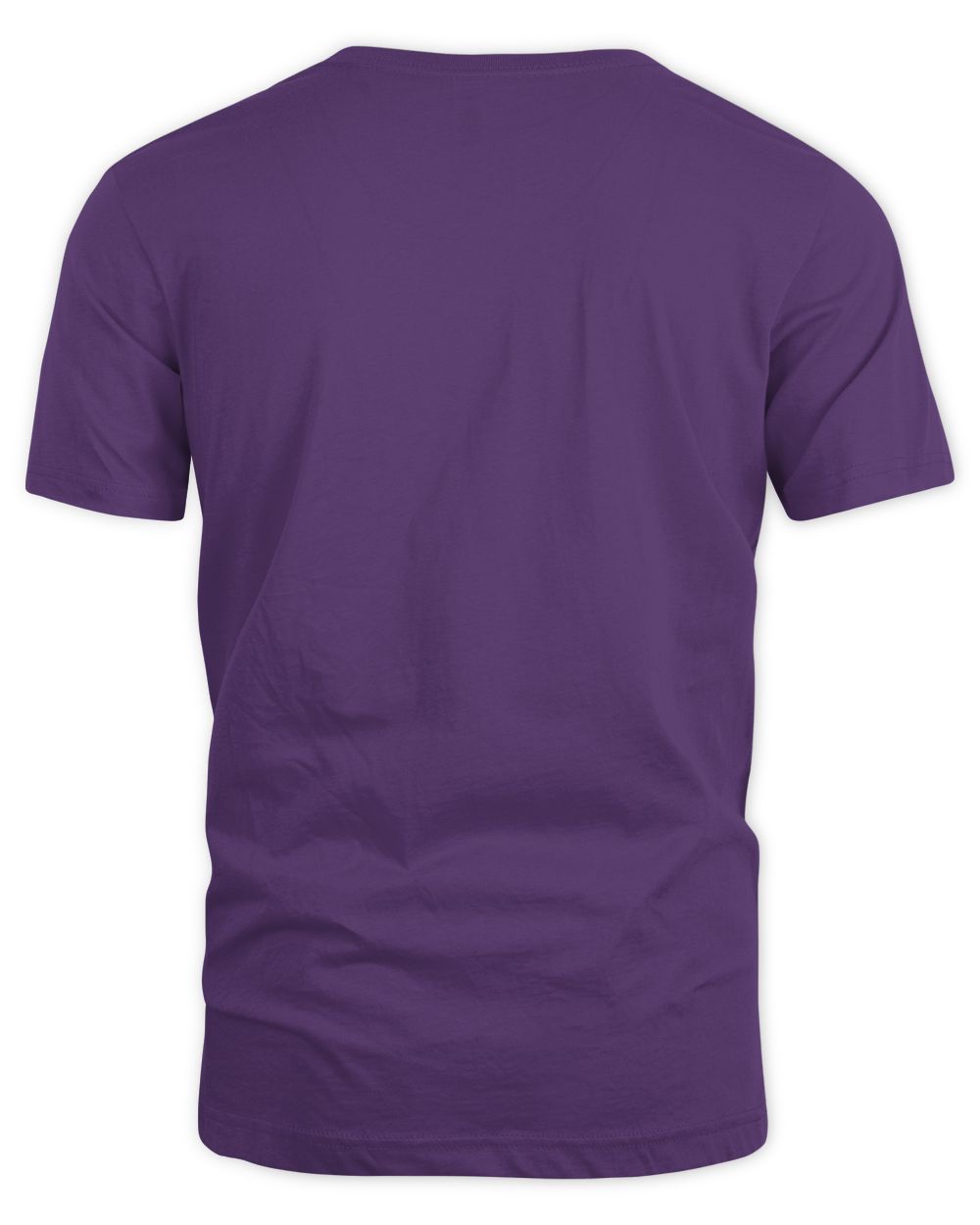 Purple shirt back view plain