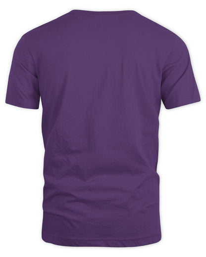 Purple shirt back view plain