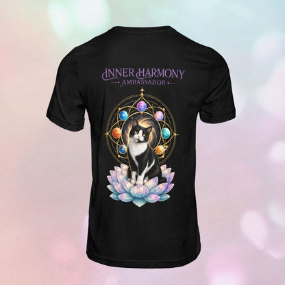 Inner Harmony Ambassador | Lotus Cats Collection | Cat Premium Graphic Tee | Unisex