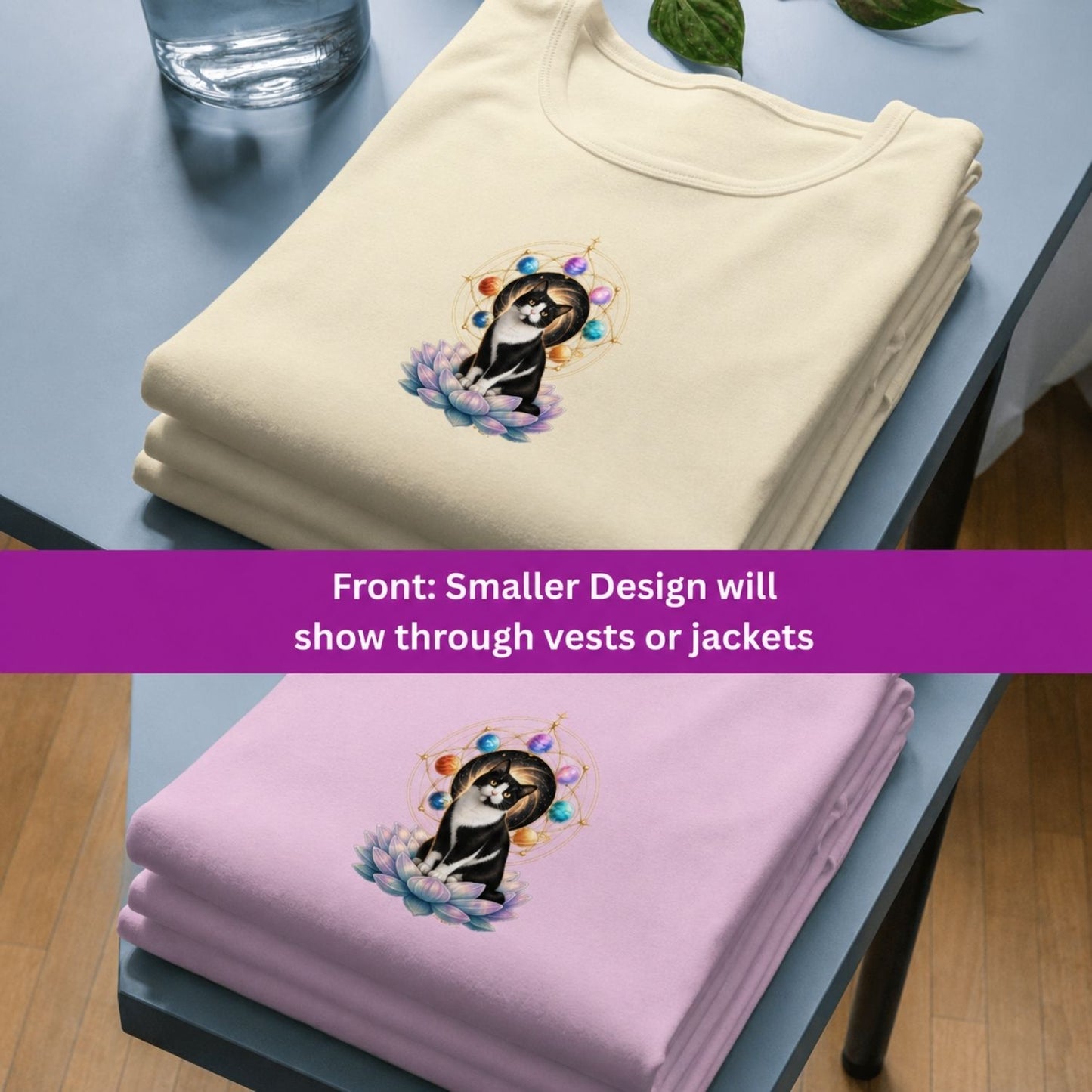 Inner Harmony Ambassador | Lotus Cats Collection | Cat Premium Graphic Tee | Unisex