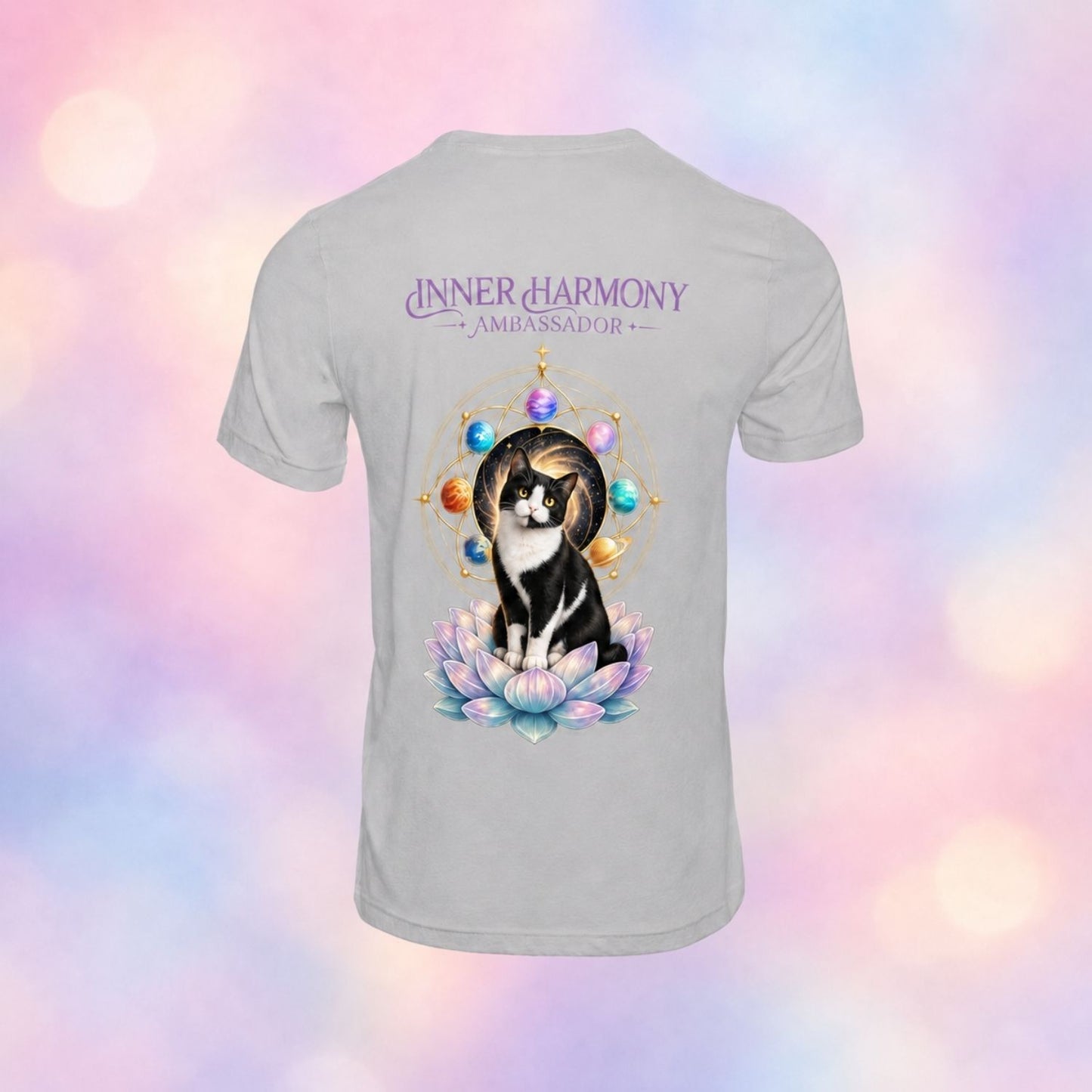 Inner Harmony Ambassador | Lotus Cats Collection | Cat Premium Graphic Tee | Unisex