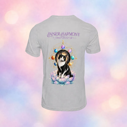 Inner Harmony Ambassador | Lotus Cats Collection | Cat Premium Graphic Tee | Unisex