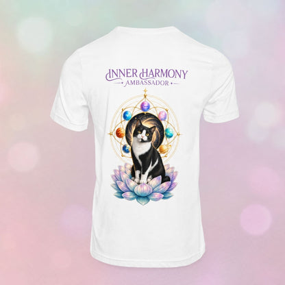 Inner Harmony Ambassador | Lotus Cats Collection | Cat Premium Graphic Tee | Unisex