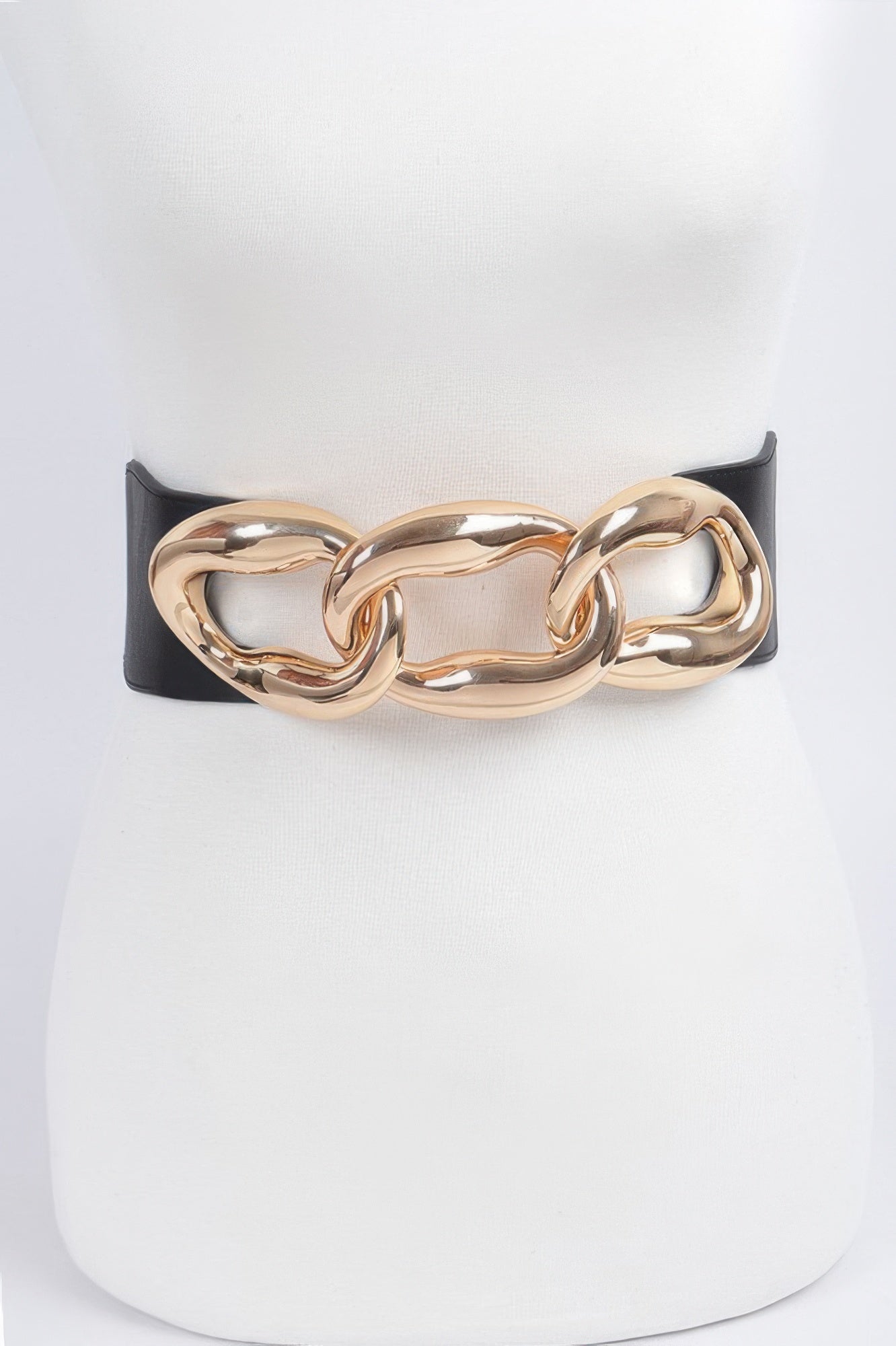 Oversized Chain Plus Size Elastic Belt - Meta Description