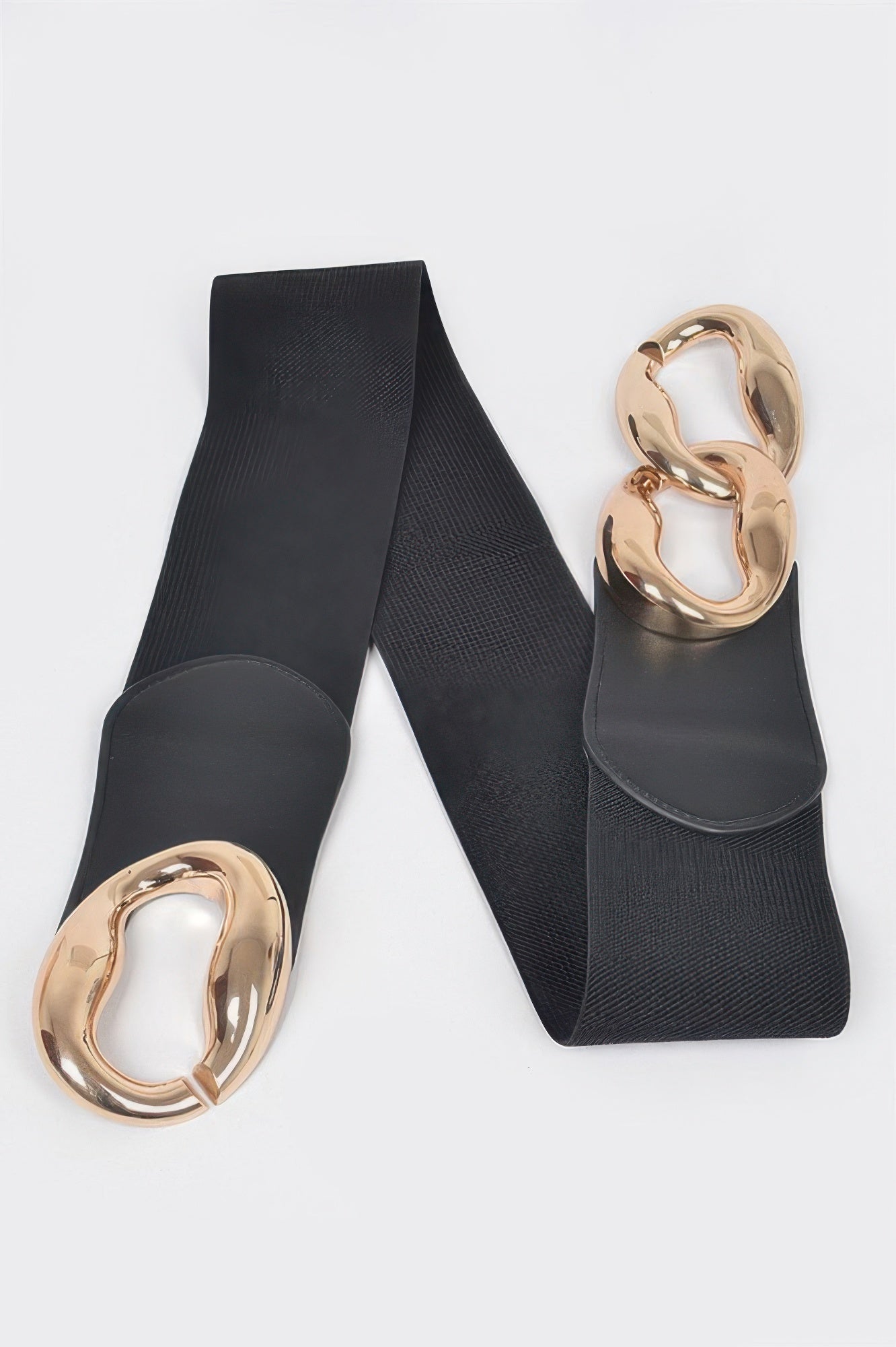 Oversized Chain Plus Size Elastic Belt - Meta Description