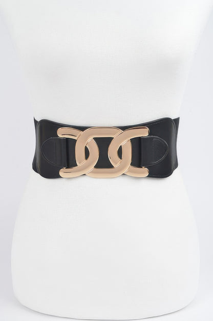 Metal Buckle Elastic Belt - Meta Description