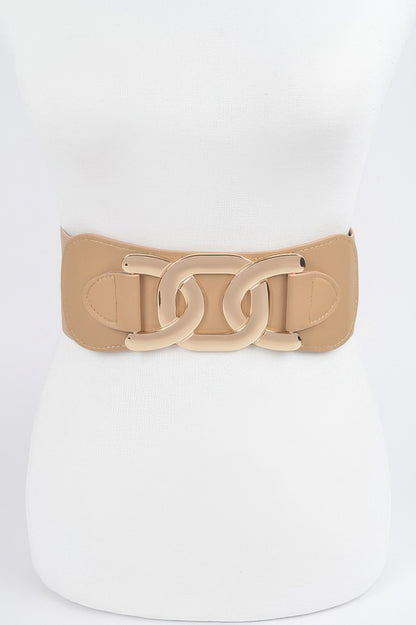 Metal Buckle Elastic Belt - Meta Description