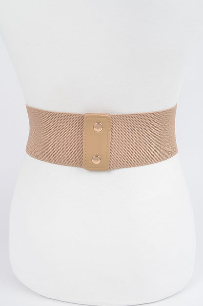 Metal Buckle Elastic Belt - Meta Description