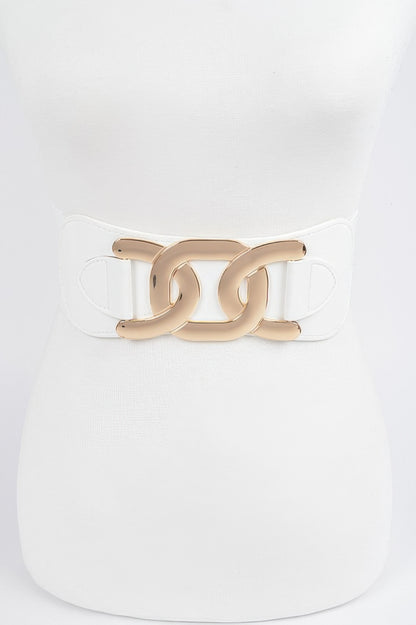 Metal Buckle Elastic Belt - Meta Description