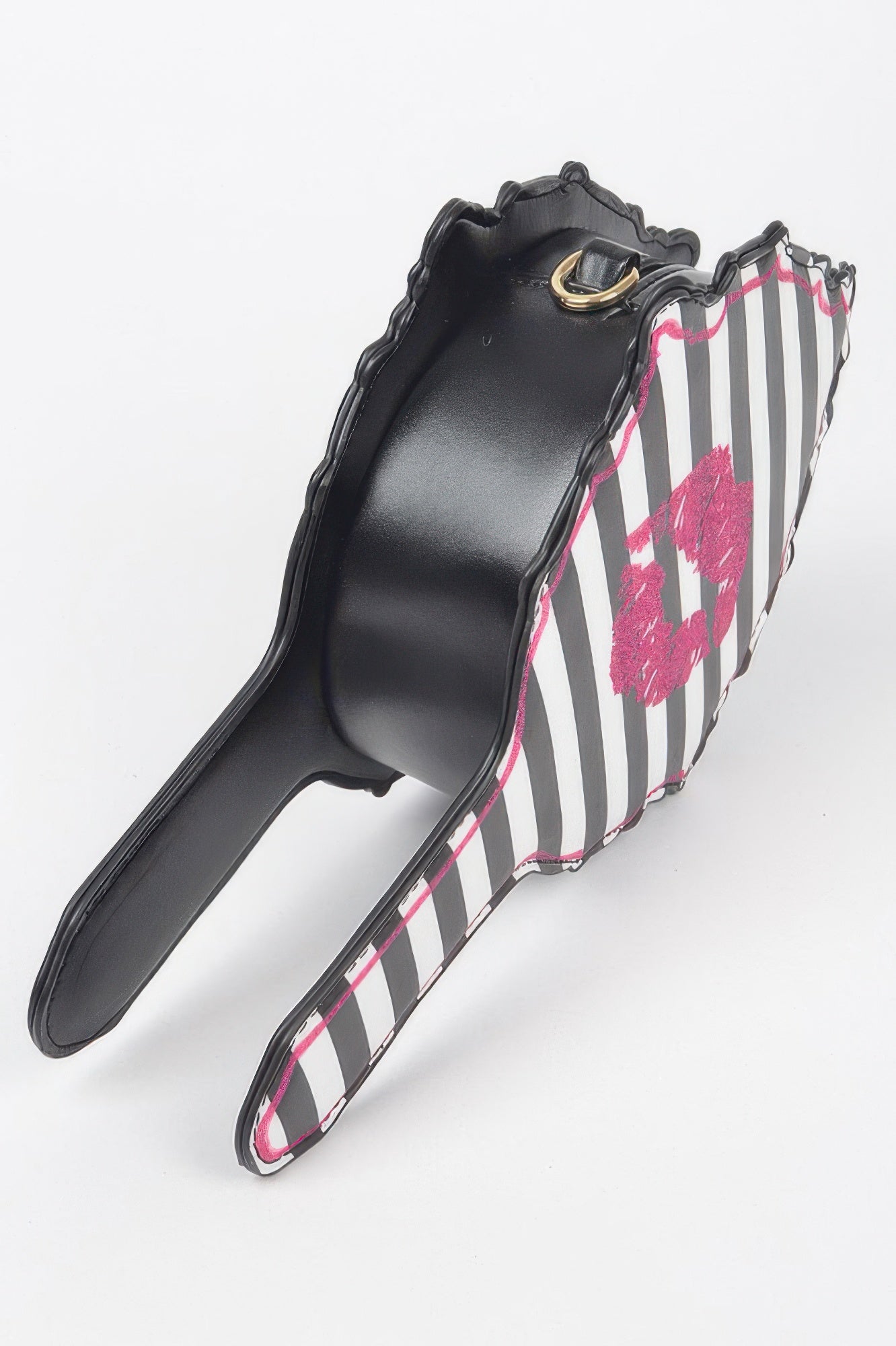 Lips Hair Brush Clutch - Meta Description