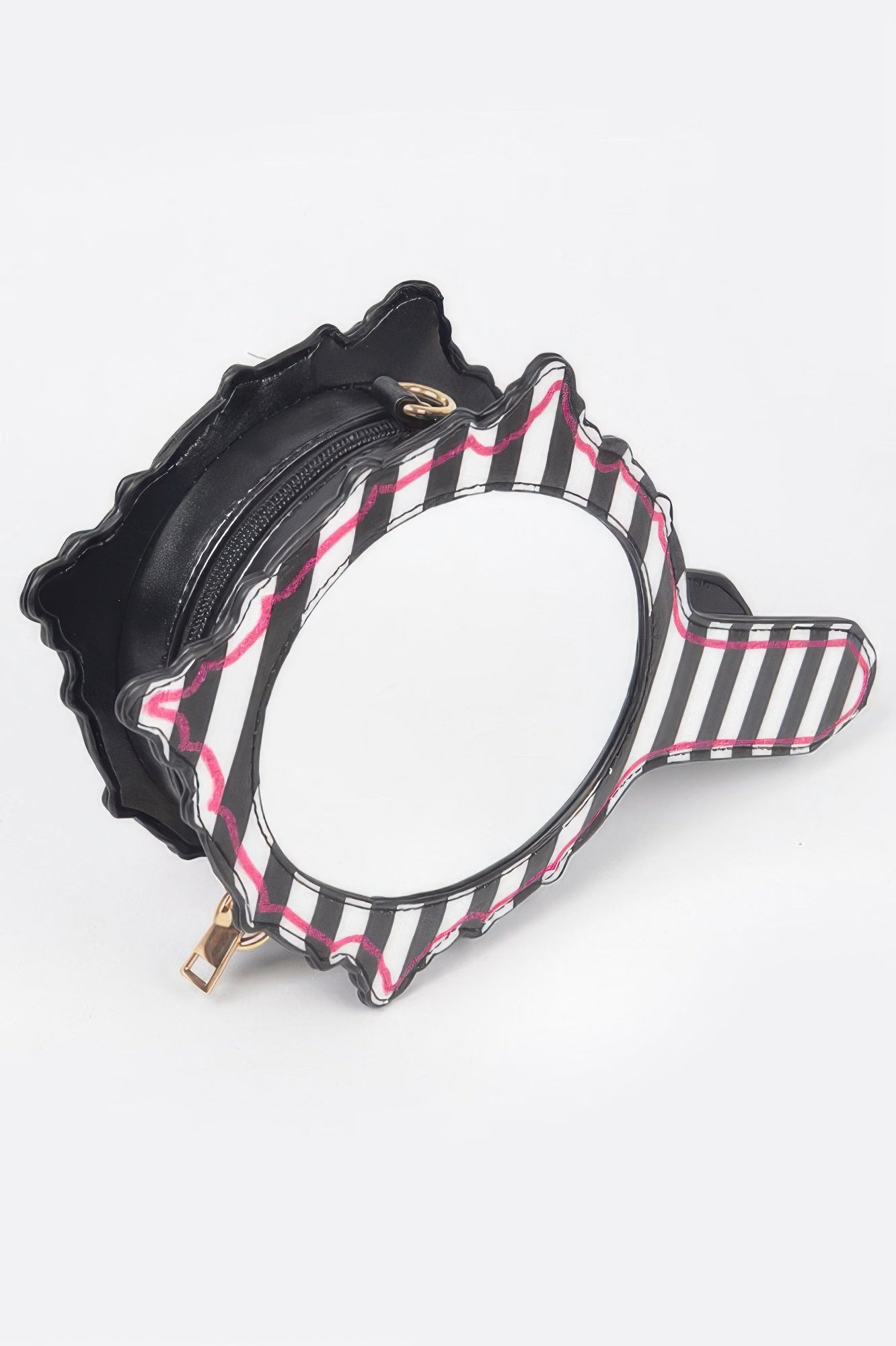 Lips Hair Brush Clutch - Meta Description