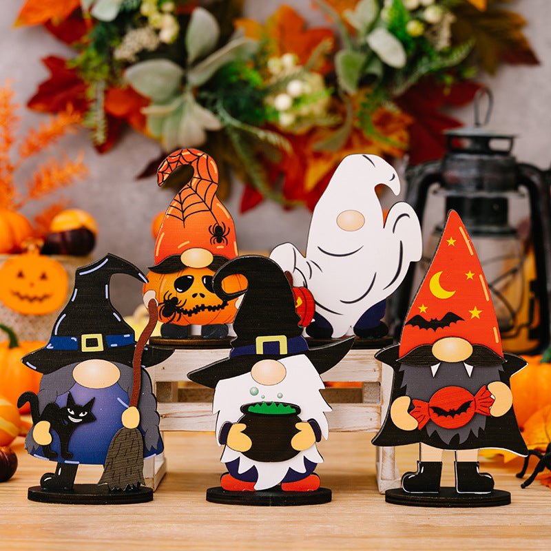 Assorted 2-Piece Halloween Gnome Ornaments - variant_color - variant_size - variant_option