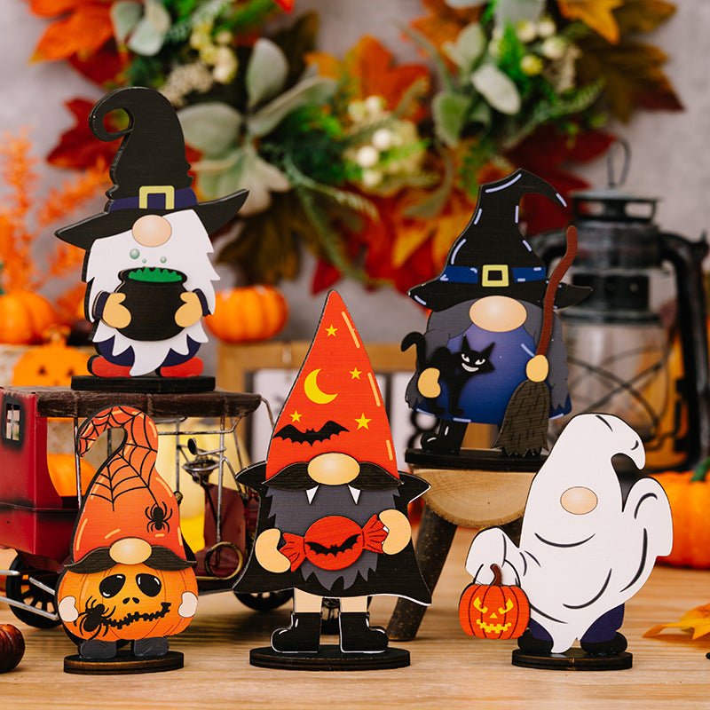 Assorted 2-Piece Halloween Gnome Ornaments - variant_color - variant_size - variant_option