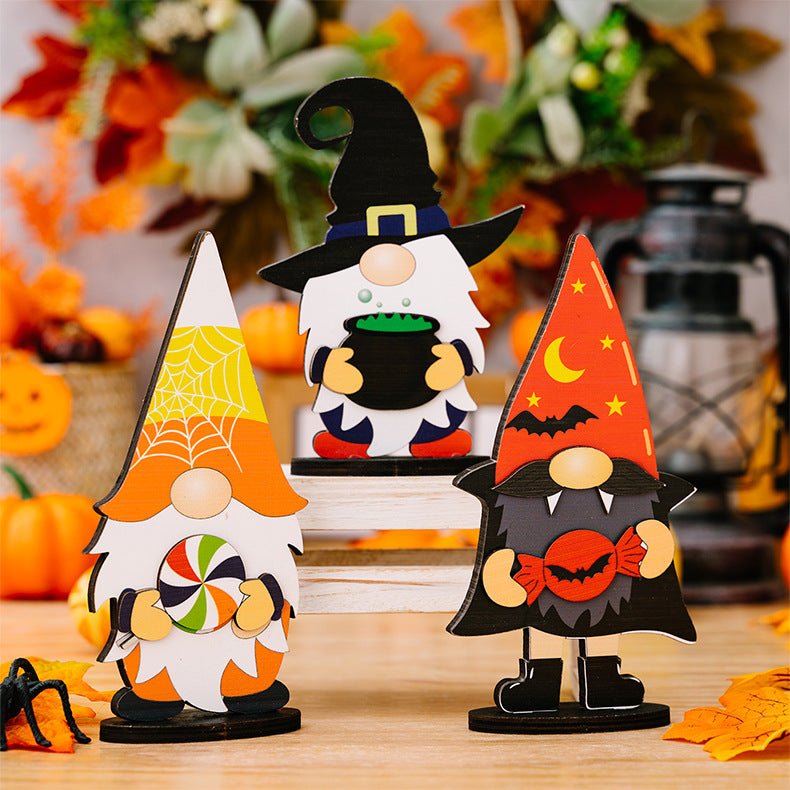 Assorted 2-Piece Halloween Gnome Ornaments - variant_color - variant_size - variant_option