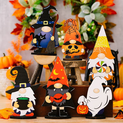Assorted 2-Piece Halloween Gnome Ornaments - variant_color - variant_size - variant_option