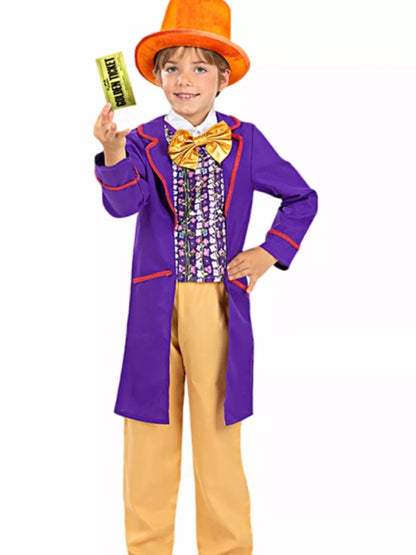Children's Charlie and the Chocolate Factory Costume Set - variant_color - variant_size - variant_option