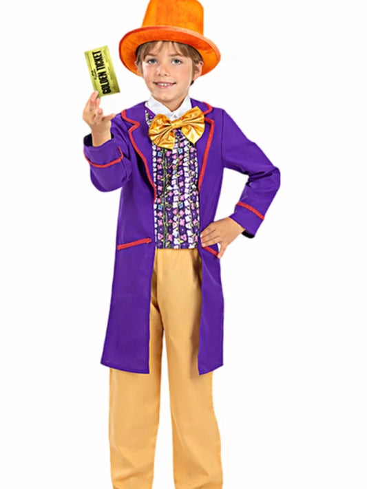 Children's Charlie and the Chocolate Factory Costume Set - variant_color - variant_size - variant_option