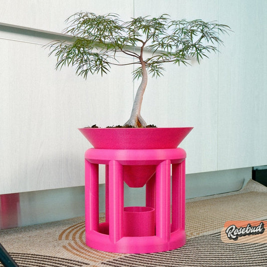 Conduit Plant Stand with Planter & Catch - variant_color - variant_size - variant_option