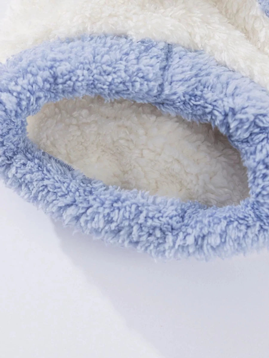Cozy Plush Pet Sweater with Cute Patch - variant_color - variant_size - variant_option