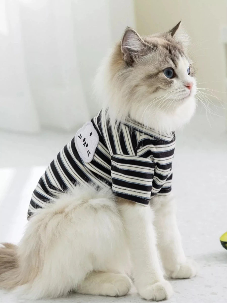 Cozy Plush Pet Sweater with Cute Patch - variant_color - variant_size - variant_option