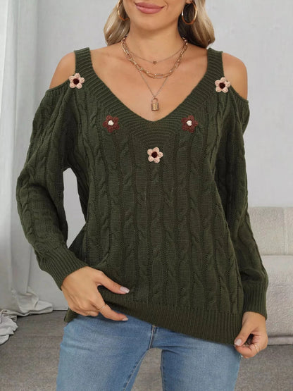 Day & Night Bloom Sweater | Stylish Comfort | S–XL. - #variant_color# - #variant_size# - #variant_option#