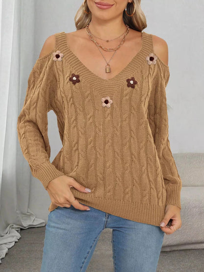 Day & Night Bloom Sweater | Stylish Comfort | S–XL. - #variant_color# - #variant_size# - #variant_option#