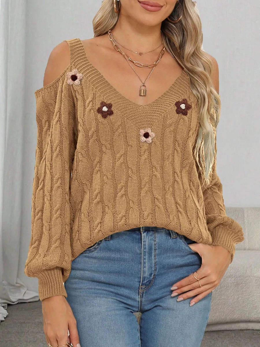 Day & Night Bloom Sweater | Stylish Comfort | S–XL. - #variant_color# - #variant_size# - #variant_option#