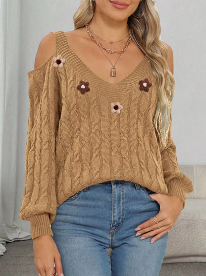 Day & Night Bloom Sweater | Stylish Comfort | S–XL. - #variant_color# - #variant_size# - #variant_option#