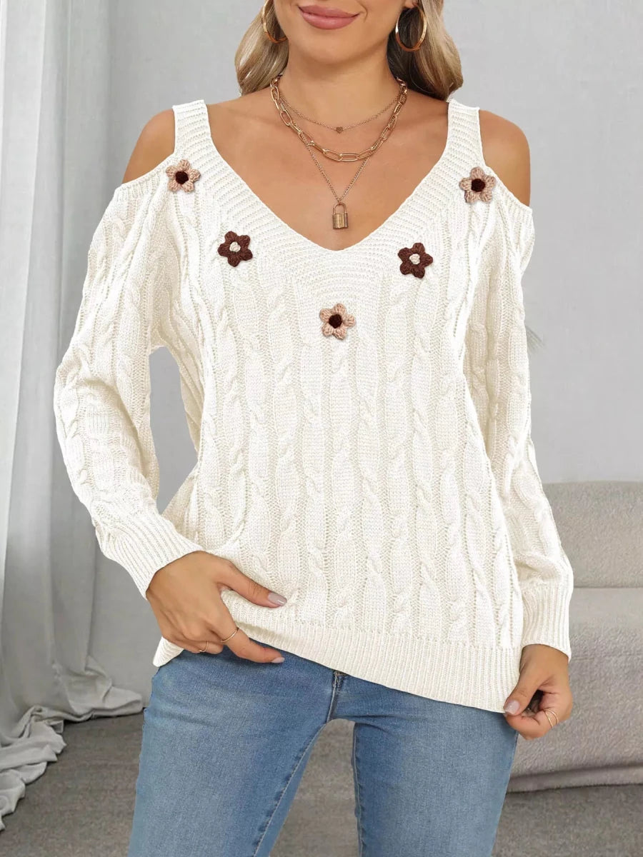 Day & Night Bloom Sweater | Stylish Comfort | S–XL. - #variant_color# - #variant_size# - #variant_option#