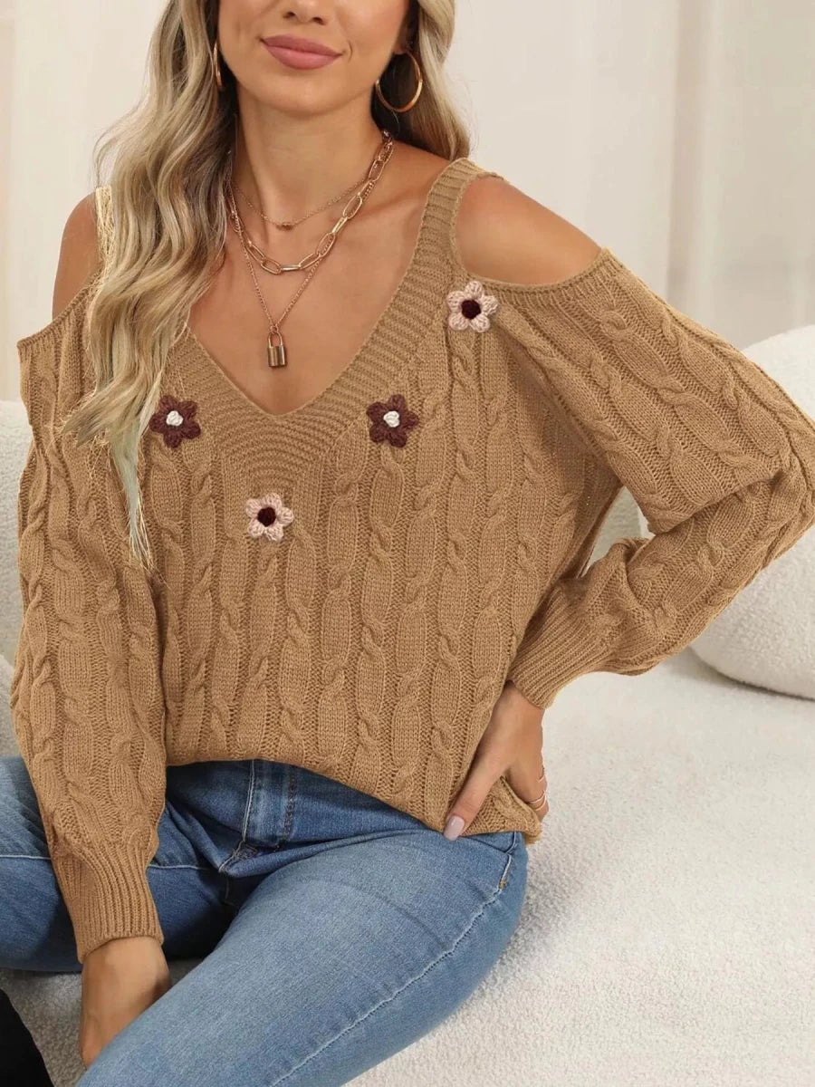 Day & Night Bloom Sweater | Stylish Comfort | S–XL. - #variant_color# - #variant_size# - #variant_option#