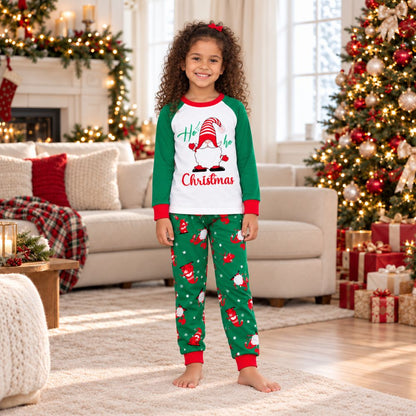 Full Size Christmas Gnome Print Matching Family Pajama Set Plus Size - #variant_color# - #variant_size# - #variant_option#