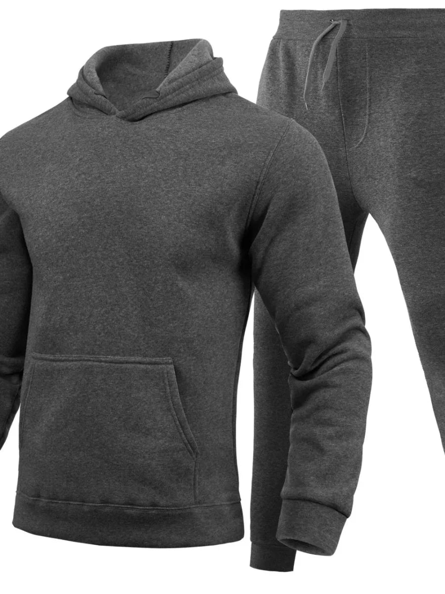 Men's Full Size Long Sleeve Hoodie and Pants Set Plus Size - variant_color - variant_size - variant_option
