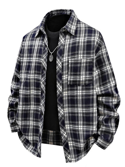 Men's Plaid Button Up Shirt | S-3X - variant_color - variant_size - variant_option