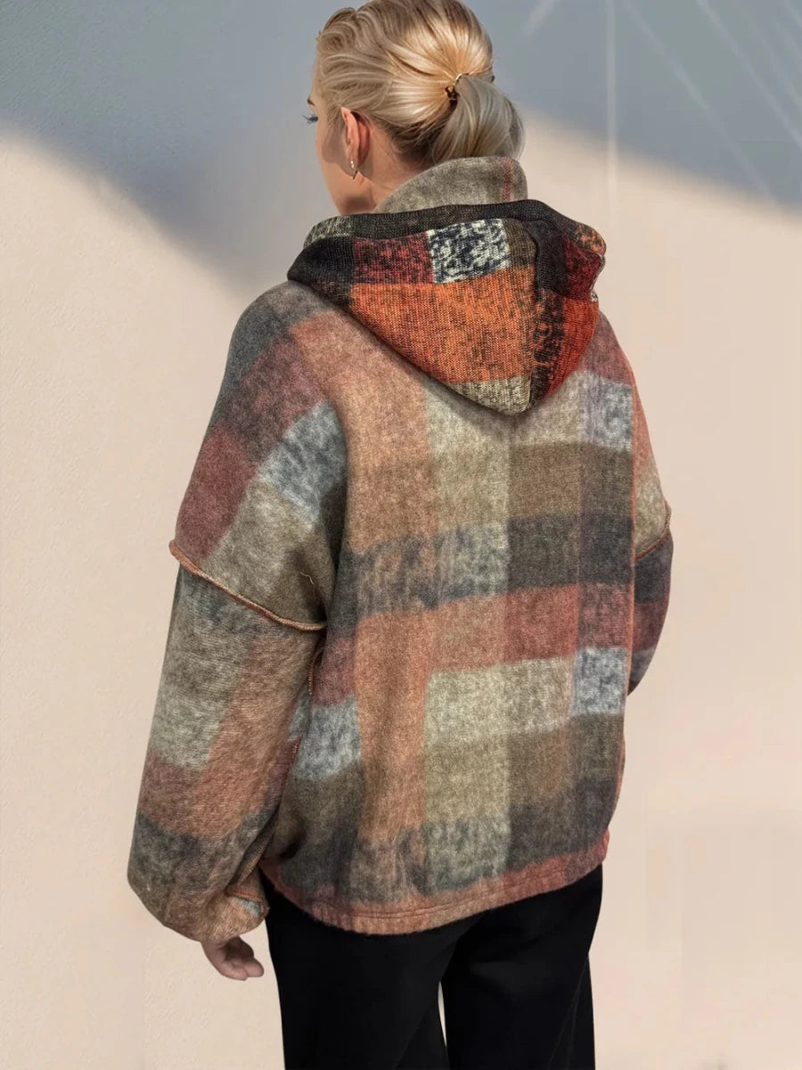 Multicolor Dream Half-Zip Fleece Hoodie - variant_color - variant_size - variant_option