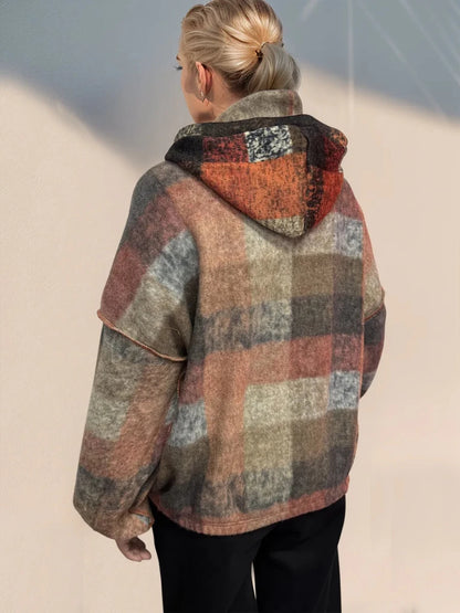 Multicolor Dream Half-Zip Fleece Hoodie - variant_color - variant_size - variant_option
