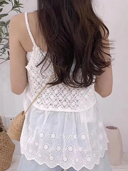 Muse Whisper Crochet Lace Cami - #variant_color# - #variant_size# - #variant_option#