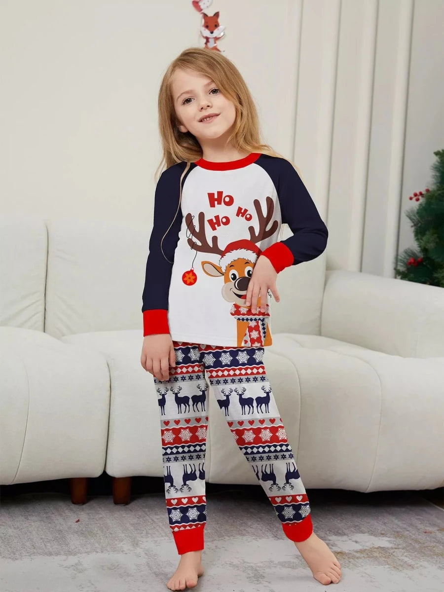 Reindeer Print | Family Matching Christmas Pajama-Lounging Set | S-4XL - #variant_color# - #variant_size# - #variant_option#