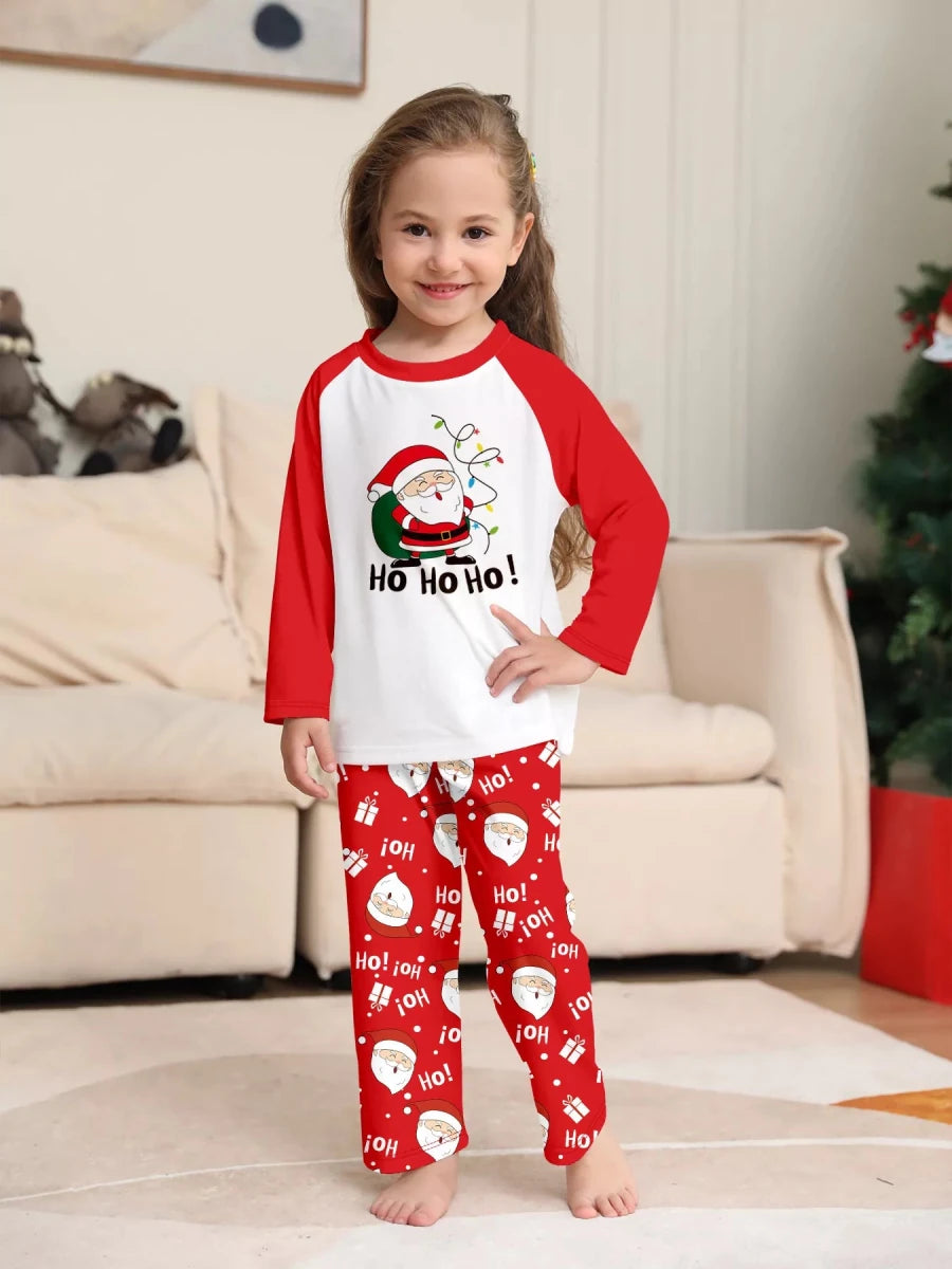 Santa Claus Print | Family Matching Christmas Pajama-Lounging Set | S-4XL - #variant_color# - #variant_size# - #variant_option#