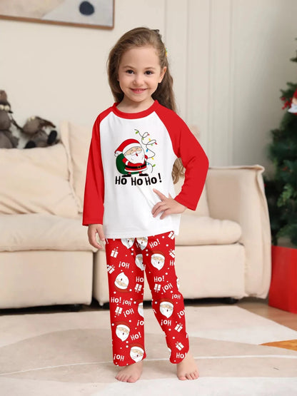 Santa Claus Print | Family Matching Christmas Pajama-Lounging Set | S-4XL - #variant_color# - #variant_size# - #variant_option#