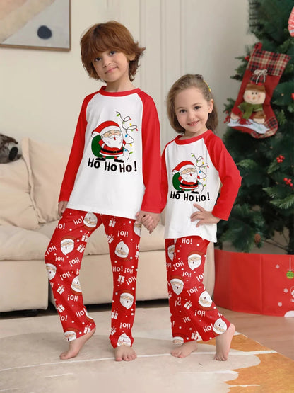 Santa Claus Print | Family Matching Christmas Pajama-Lounging Set | S-4XL - #variant_color# - #variant_size# - #variant_option#